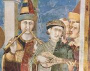 Simone Martini St Martin is dubbed a Knight (mk08) oil on canvas